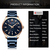 CURREN 8366 Royal Blue Stainless Steel Analog Watch For Men - Rose Gold & Black, 4 image