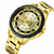 CURREN 8333 Golden Stainless Steel Analog Watch For Men - Golden, 3 image