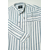 Fashionable Summer Shirt for men - White & Denim Blue Stripe