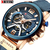 CURREN 8329 Casual Sport Watches for Men Top Brand Luxury Military Leather Wrist Watch Man Clock Fashion Chronograph Wrist Watch, 5 image