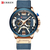 CURREN 8329 Casual Sport Watches for Men Top Brand Luxury Military Leather Wrist Watch Man Clock Fashion Chronograph Wrist Watch, 2 image