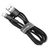 Baseus cafule Cable USB For lightning 1.5A 2M Gray+Black, 3 image