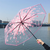 Sakura Clear Wedding Cherry Blossom Ladies Transparent Folding Umbrella