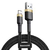 Baseus Cafule Cable Durable Nylon Braided Wire USB / Lightning 1.5A 2M Black-Gold (CALKLF-CV1)