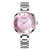CURREN 9051 Silver Stainless Steel Analog Watch For Women - Pink & Silver, 2 image