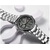 NAVIFORCE NF9190 Silver Stainless Steel Dual Time Watch For Men - Black & Silver, 2 image