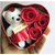 Heart-Shaped Red Box with Teddy and Roses Valentine Day Best Love Gift for Girlfriend -Multi-Color, 7 image