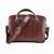 Croco Print Brown Leather Briefcase Bag SB-W16