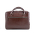 Croco Print Brown Leather Briefcase Bag SB-W16, 2 image