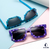 Pixel Mosaic Sunglasses Retro Cosplay Gamer Thug Life Sunglasses Gift Prop, 2 image