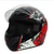 Vega Crux Camo Full Face Helmet-Red Black, 4 image