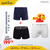 Tommy Hilfiger Premium Cotton Boxer Underwear For Man (Black+Blue=Ash), Size: XL