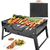 Portable Barbecue Machine BBQ - Black