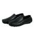 Black Plain Leather Loafer SB-S138, Size: 43