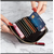 PU Leather Credit Card Holder Leather Zipper Credit Card Holder Wallet, 2 image
