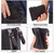 Black 100% Leather Card Holder and Two Zipper Pockets Wallet for Men, 3 image
