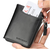 New Arrive RFID Wallet Zipper Wallet Men Stamped Logo Business Gift PU Wallet
