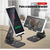 New Lazy Phone/Tablet Bracket Holders Non-Slip Stands Portable Folding Adjustable Rotatable Stand (Black)
