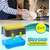 2 In1 Kitchen Liquid Soap Pump Dispenser Sponge Holder Press Countertop Rack With Sponge Holder Kitchen Cleaner Tool Gray