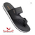 Walkaroo Mens Black Outdoor Comfortable & Fashionable Sandals, Size: 10