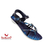Walkaroo Women's Blue Casual & Comfortable Sandal, Size: 7