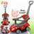 3-in-1 Kids Indoor Outdoor Ride On Push Car Stroller and Swing Mercedes Benz GL63 Convertible Baby Car (Red)