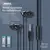Remax RW-106 New Music Earphone With HD Mic In-ear 3.5mm Jack Wire Headset, 2 image