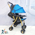 Portable Baby Stroller Baby Trolley Folding Pram for kids (Sky Blue), 8 image