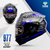 YOHE 977 Full Face HRT Helmet, Color: Blue, Size: L, 2 image
