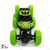 Lateral Dancing Rechargeable Big Size 360 Degree Rotating 8 Wheel Remote Control Stunt Car (Green), 5 image