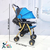 Portable Baby Stroller Baby Trolley Folding Pram for kids (Sky Blue), 2 image