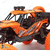 Lateral Dancing Rechargeable Big Size 360 Degree Rotating 8 Wheel Remote Control Stunt Car (Orange), 3 image