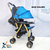 Portable Baby Stroller Baby Trolley Folding Pram for kids (Sky Blue)