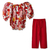 Girls Floral Print Stylish Tops & Pant, Baby Dress Size: 9-10 years