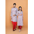 Puja Special Couple Matching Panjabi & Kurti - 18456C, Size: 42