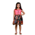 Shamu Silk Stylish Frock for Girls Back Side Bow, Baby Dress Size: 5-6 years