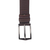 safa leather-Men's Genuine Leather Belt-Dark Chocolate, 2 image