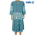 SaRa Girls Kamiz (WKZ21FH1BK-Teal), Baby Dress Size: 4-5 years, 3 image