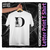 A-Z Letter Printed T Shirt For Man - White T Shirt, Size: M, 4 image