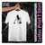 A-Z Letter Printed T Shirt For Man - White T Shirt, Size: XXL