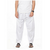 White and Black Dalwar Style Pajama For Men, 2 image