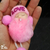 New Born Toddler Cute Mini Doll Key Ring, Extra Cute Extra Soft Adorable Best For Gift Hanging On Bag Or Purse, Color: Pink, 3 image