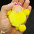 New Born Toddler Cute Mini Doll Key Ring, Extra Cute Extra Soft Adorable Best For Gift Hanging On Bag Or Purse, Color: Yellow