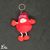 New Born Toddler Cute Mini Doll Key Ring, Extra Cute Extra Soft Adorable Best For Gift Hanging On Bag Or Purse, Color: Red