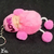 New Born Toddler Cute Mini Doll Key Ring, Extra Cute Extra Soft Adorable Best For Gift Hanging On Bag Or Purse, Color: Pink, 2 image