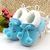 Sky Blue Soft Baby Shoe, 2 image
