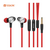 Yison CX620 Stereo Music Earphone Red
