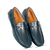 SSB Buckle Genuine Leather Loafers for Men SB-S151 Navy, Size: 44