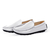 White Leather Loafer SB-S158, Size: 42, 3 image