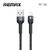 Remax Jany Series RC-124i Lightning Charging & Data Cable  Aluminum Alloy 2.1A 1M For iPhone